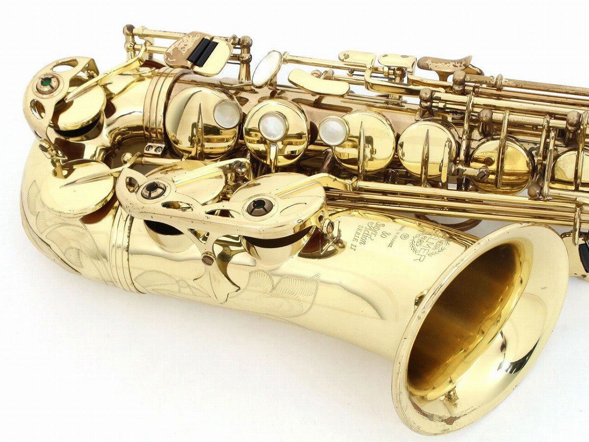 [SN 610104] USED SELMER / Alto saxophone SA80II W/E Series 2, engraved, all tampos replaced [09]