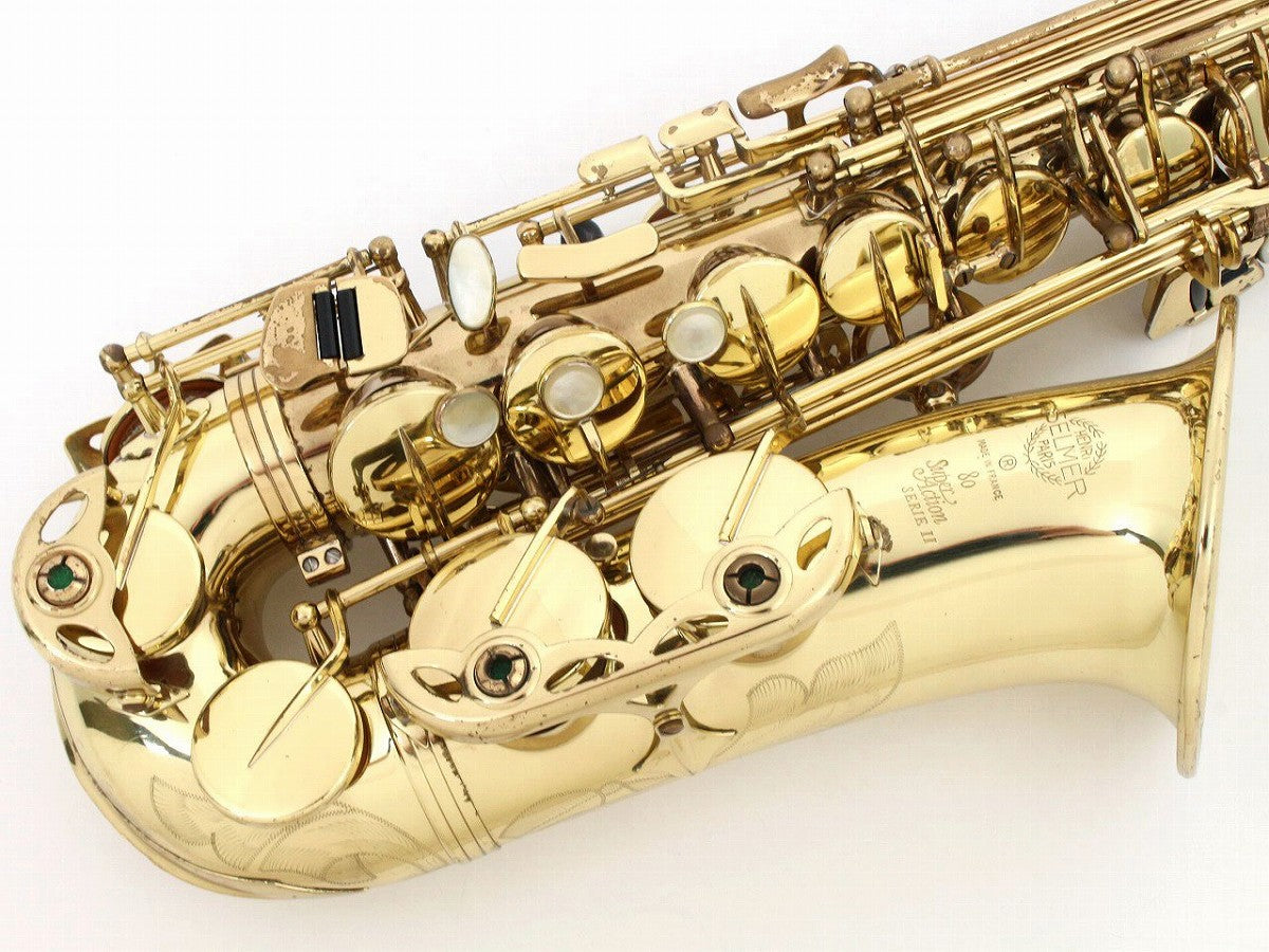 [SN 610104] USED SELMER / Alto saxophone SA80II W/E Series 2, engraved, all tampos replaced [09]