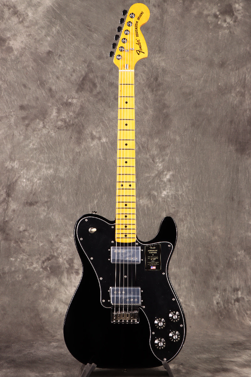 [SN V15839] USED Fender / American Vintage II 1975 Telecaster Deluxe Maple Fingerboard Black [S/N V15839]. [80]