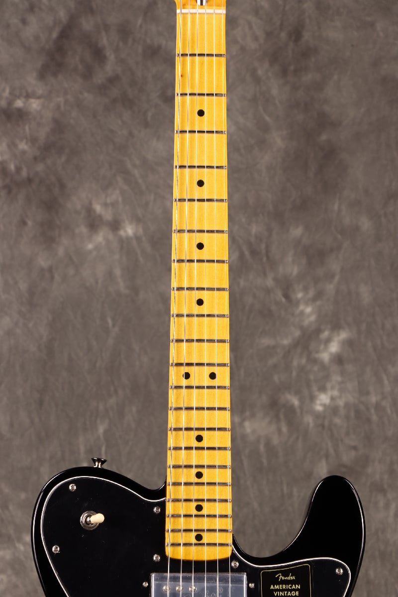 [SN V15839] USED Fender / American Vintage II 1975 Telecaster Deluxe Maple Fingerboard Black [S/N V15839]. [80]