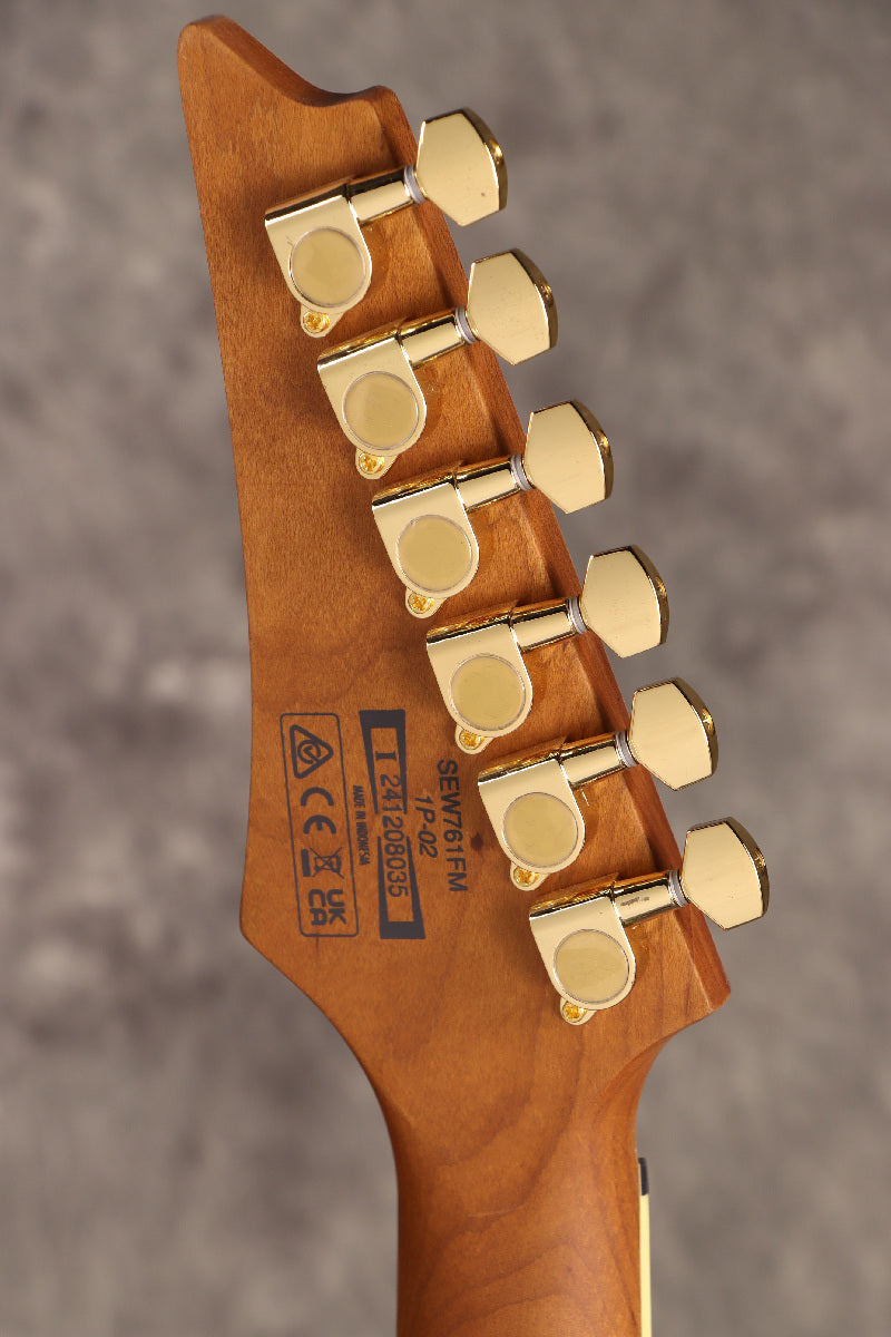[SN I241208035] Ibanez / S Series SEW761FM-NTF Natural Flat Ibanez SSH Spec Flame Maple [S/N I241208035]. [80]