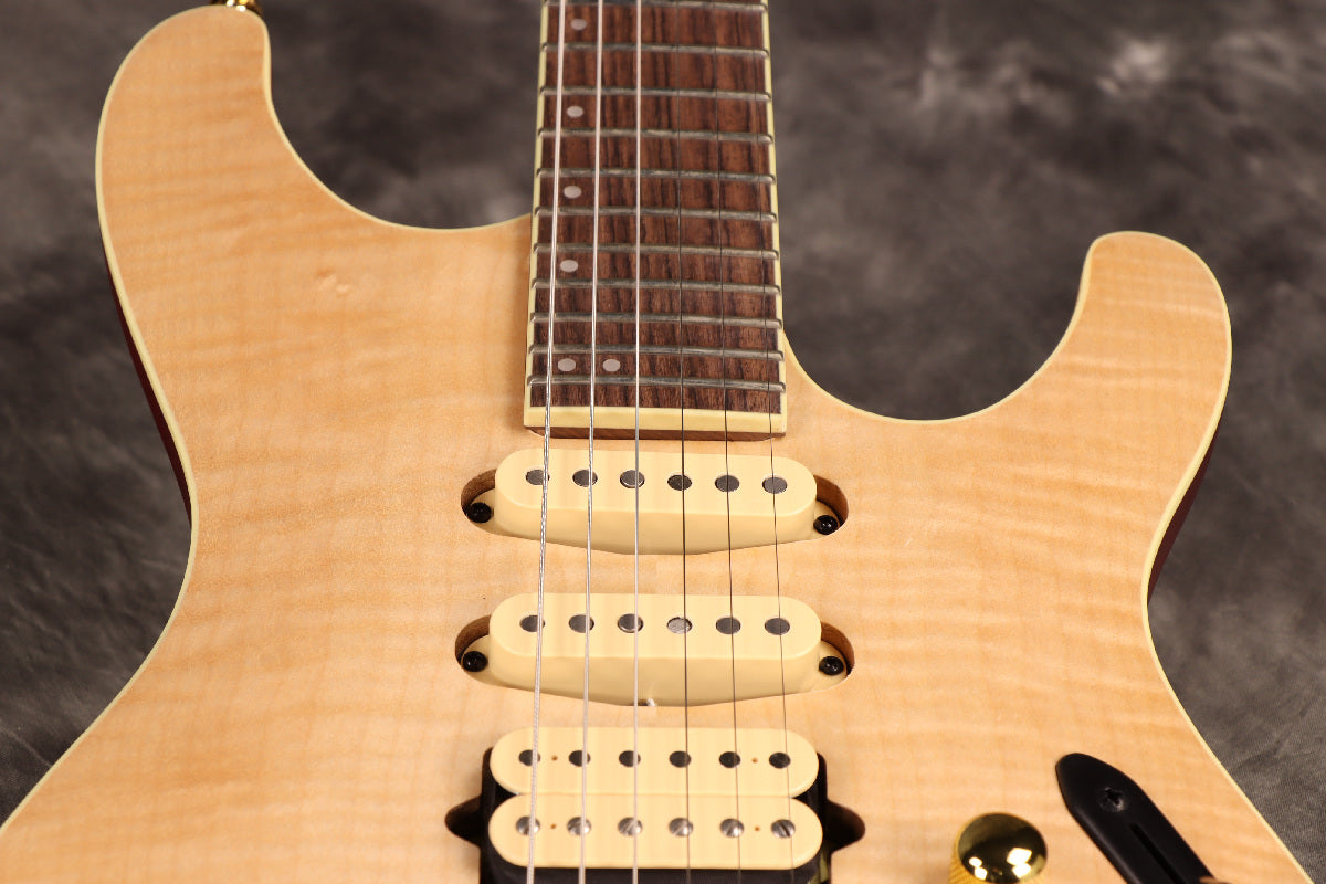 [SN I250111271] Ibanez / S Series SEW761FM-NTF Natural Flat Ibanez SSH Spec Flame Maple [S/N I250111271]. [80]