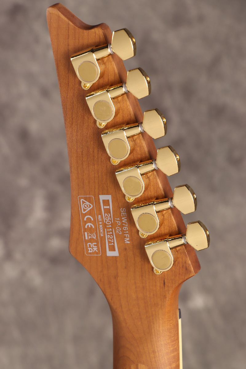 [SN I250111271] Ibanez / S Series SEW761FM-NTF Natural Flat Ibanez SSH Spec Flame Maple [S/N I250111271]. [80]