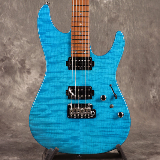 [SN F2513273] Ibanez / MM1-TAB Martin Miller Signature Model Transparent Aqua Blue [S/N F2513273]. [80]