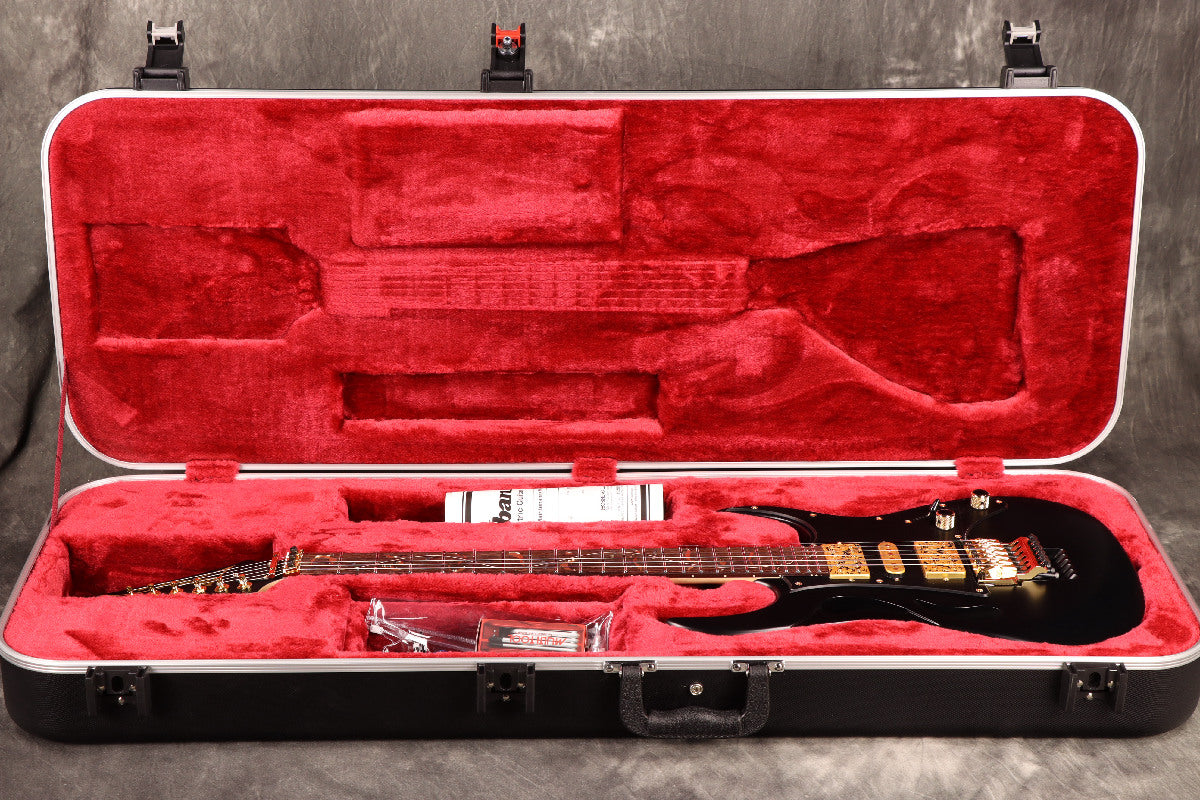 [SN F2519846] Ibanez / "Paradise in Art" Steve Vai signature PIA3761 Onyx Black Ibanez [S/N F2519846]. [80]