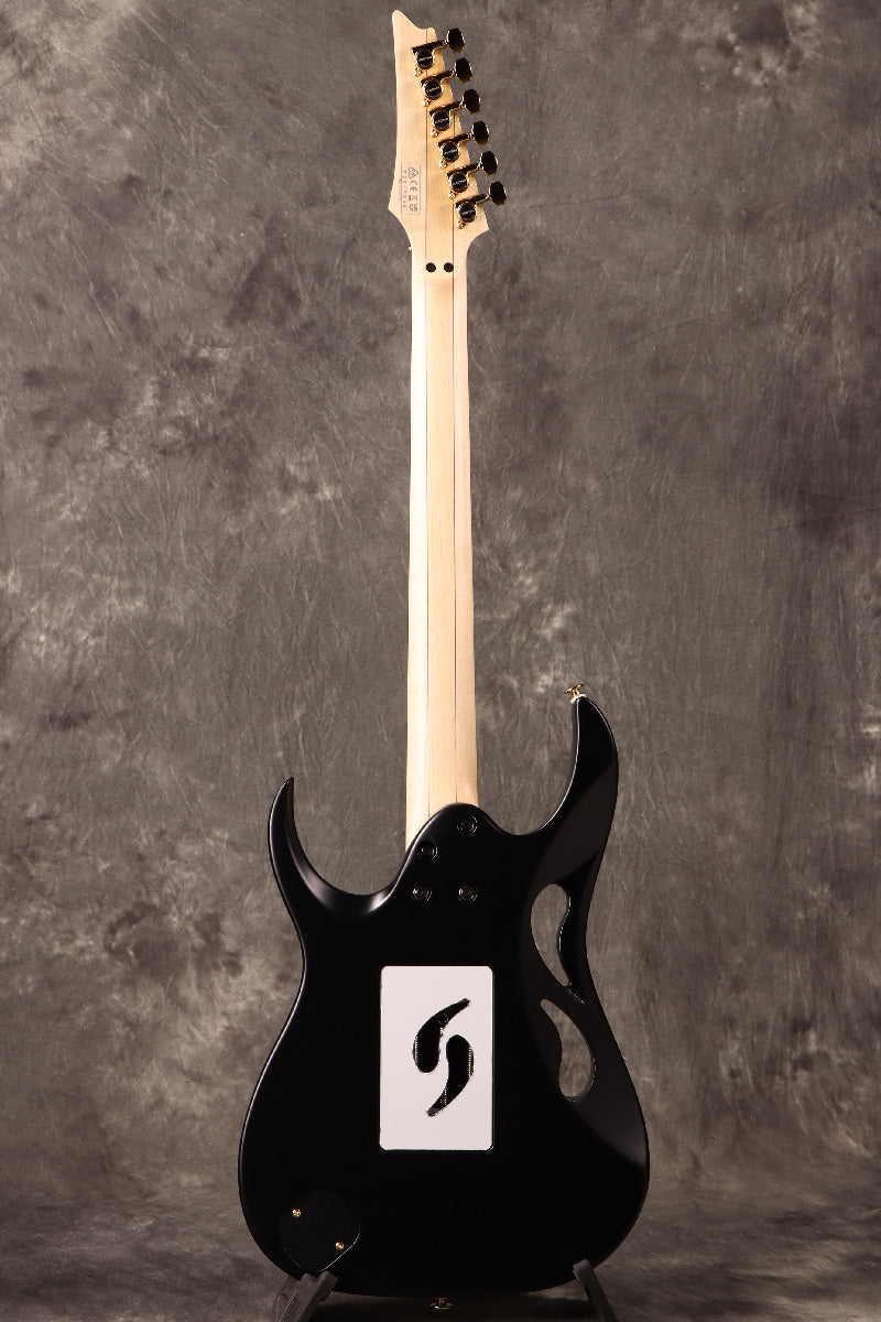 [SN F2519846] Ibanez / "Paradise in Art" Steve Vai signature PIA3761 Onyx Black Ibanez [S/N F2519846]. [80]