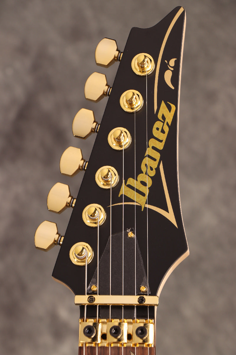 [SN F2519846] Ibanez / "Paradise in Art" Steve Vai signature PIA3761 Onyx Black Ibanez [S/N F2519846]. [80]