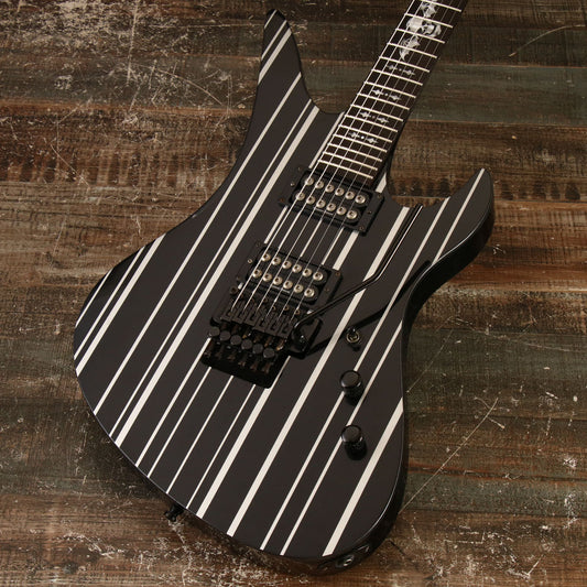 [SN 0640988] USED Schecter / Synyster Gates Custom Black with Silver Stripes [11]
