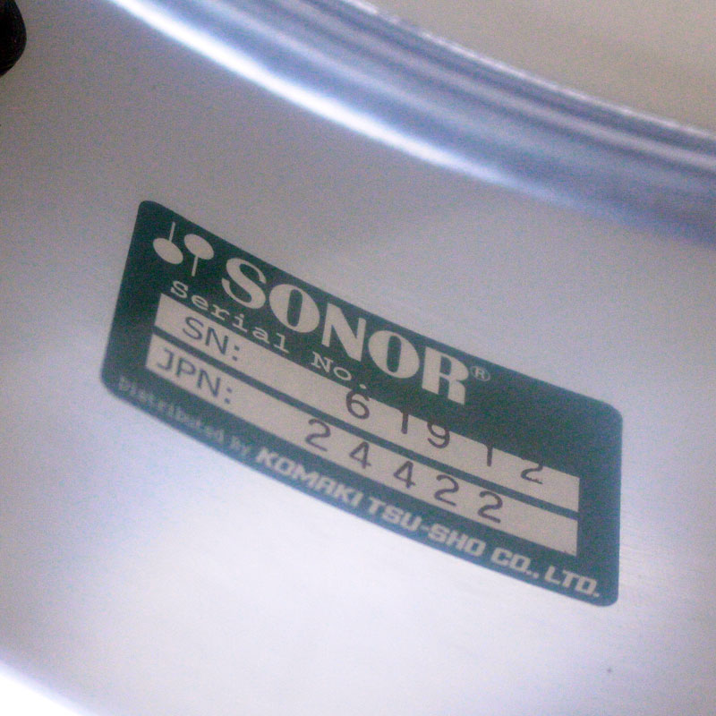 USED SONOR / PL-1405SDS PROLITE Series Steel 14 x 5" with genuine case [08]