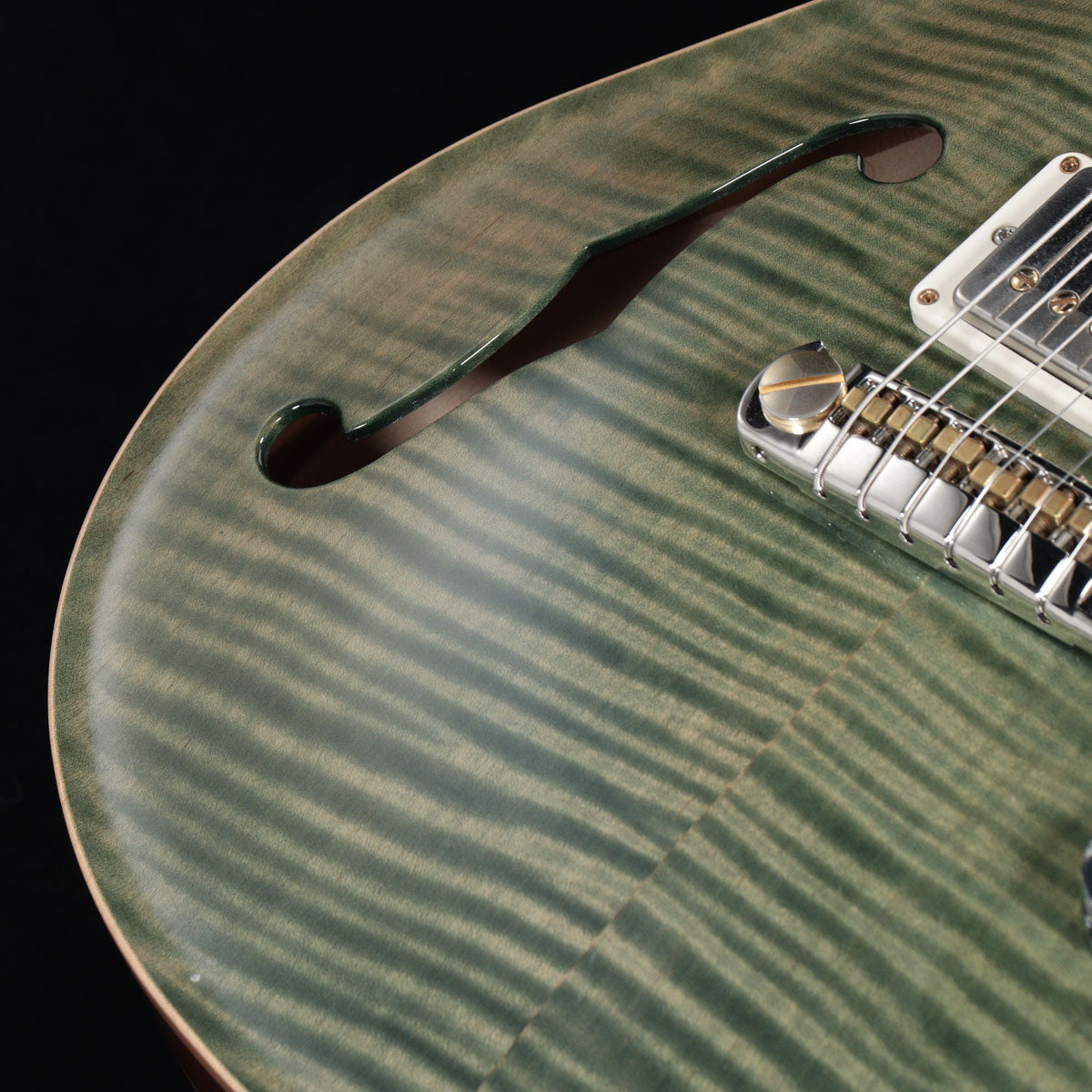 [SN 16 232526] USED Paul Reed Smith (PRS) / Hollowbody II 10Top 2016 Trampas Green [12]