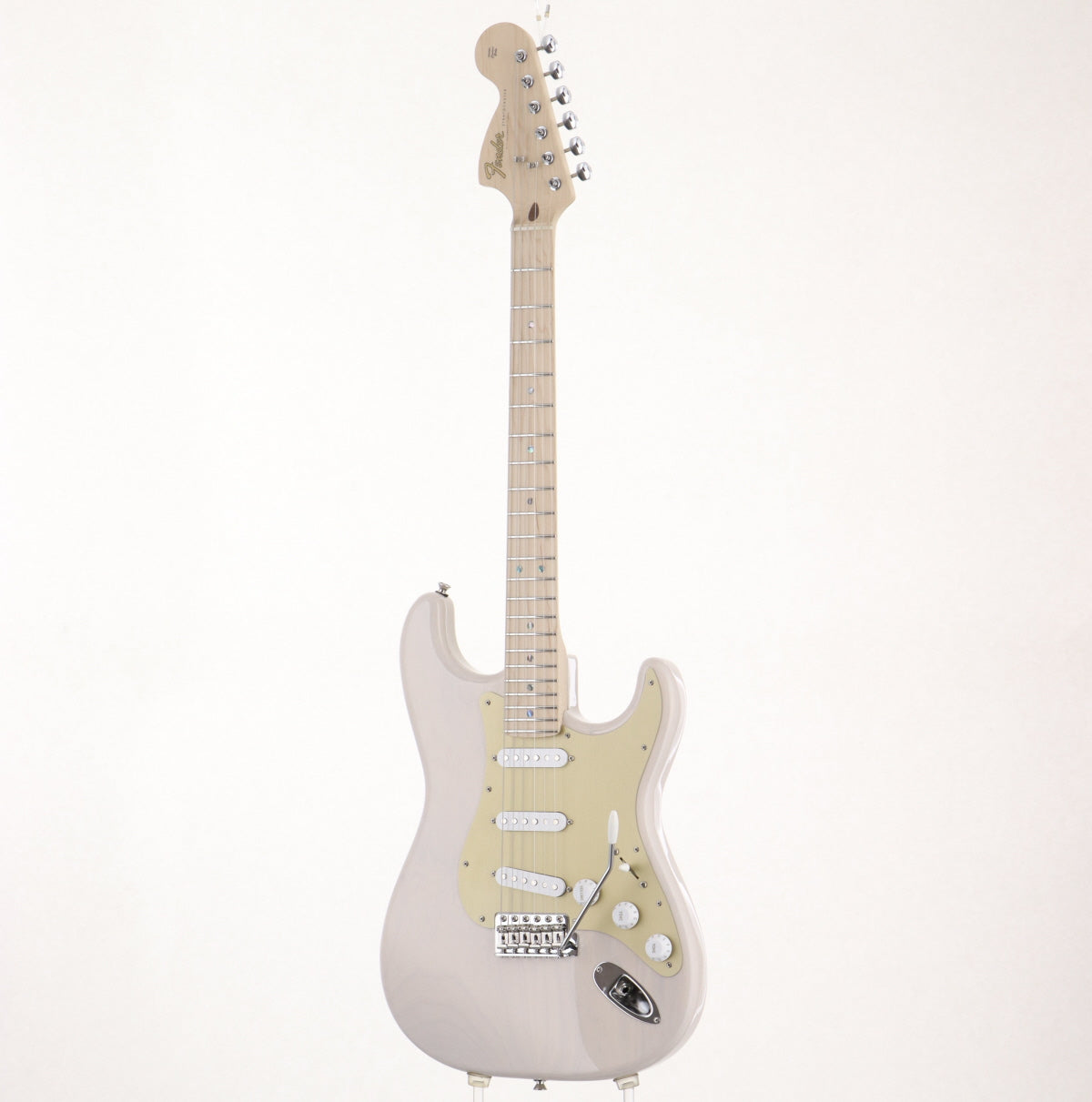 Fender IKEBE FSR 1966 Stratocaster Reverse Head (US Blonde) Made 
