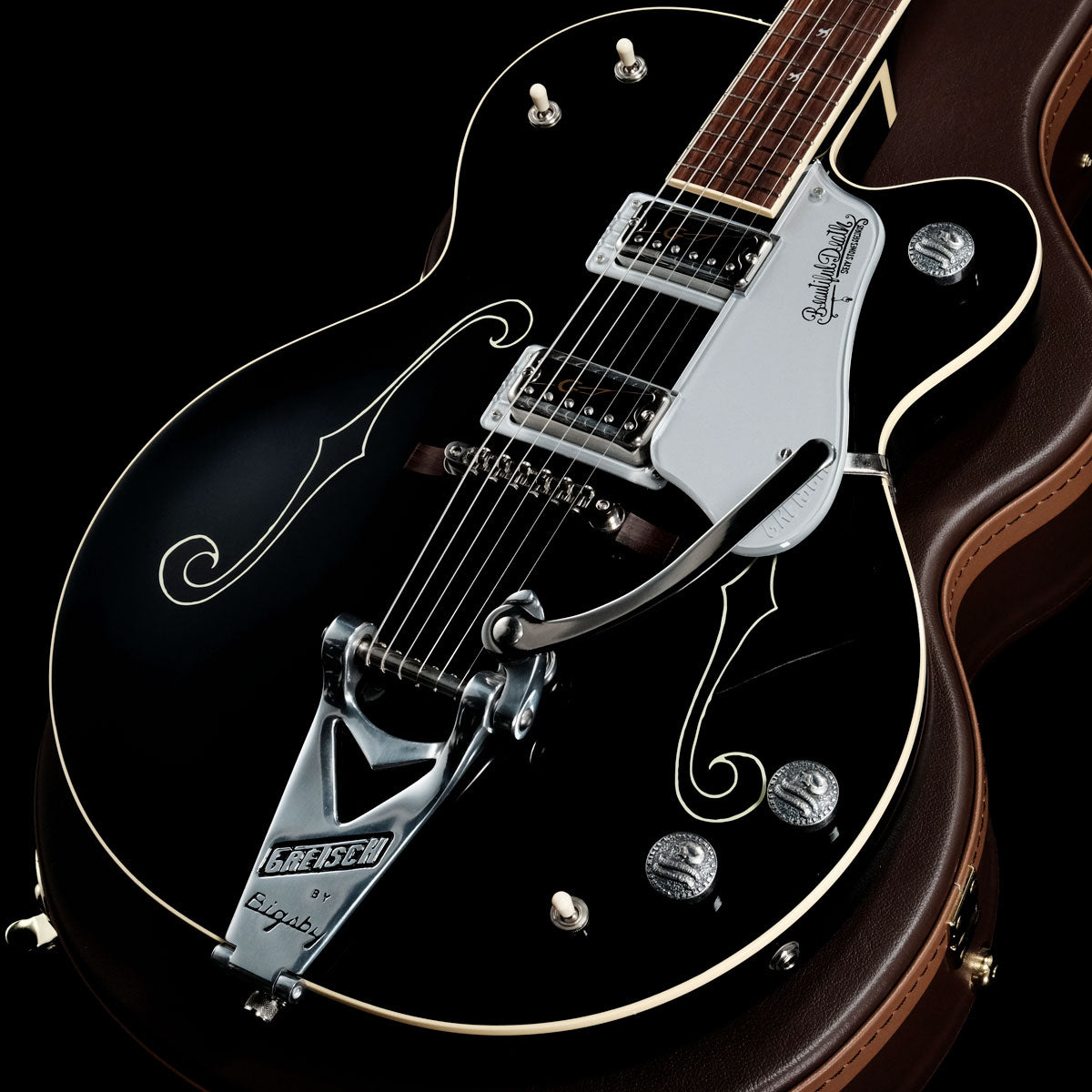 Gretsch G6119T-65KA-BLK Kenichi Asai Signature Black Cat with