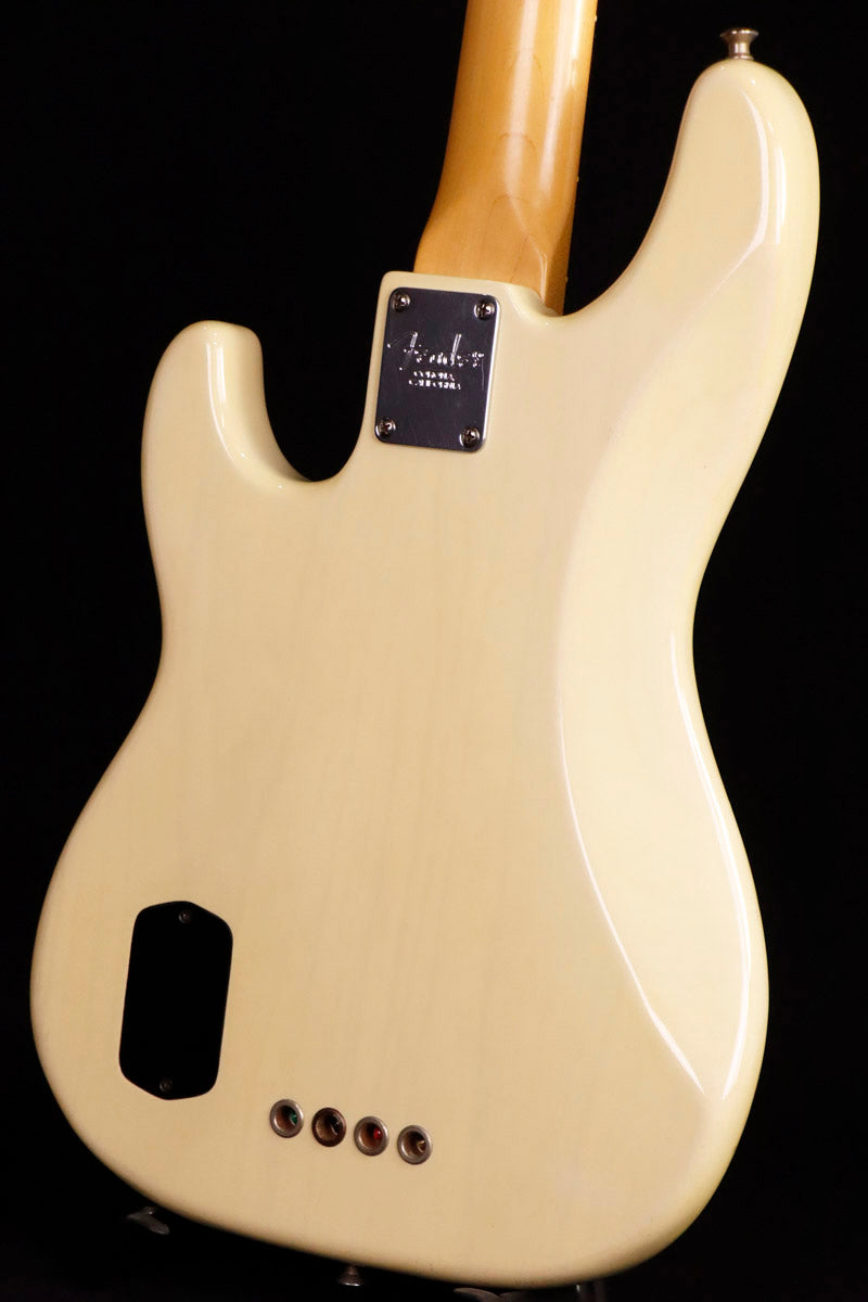[SN DZ0065856] USED Fender USA / American Deluxe Precision Bass Ash MOD 2001 White Blonde / Rosewood Fingerboard [12]