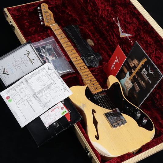 [SN R69103] USED Fender Custom Shop / 2018 LTD NAMM Blackguard Thinline Heavy Relic Aged Nocaster [05]