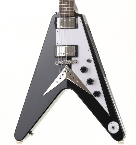 [SN 21071531301] USED Epiphone / Inspired by Gibson Collection Flying V Ebony 2021 [08]