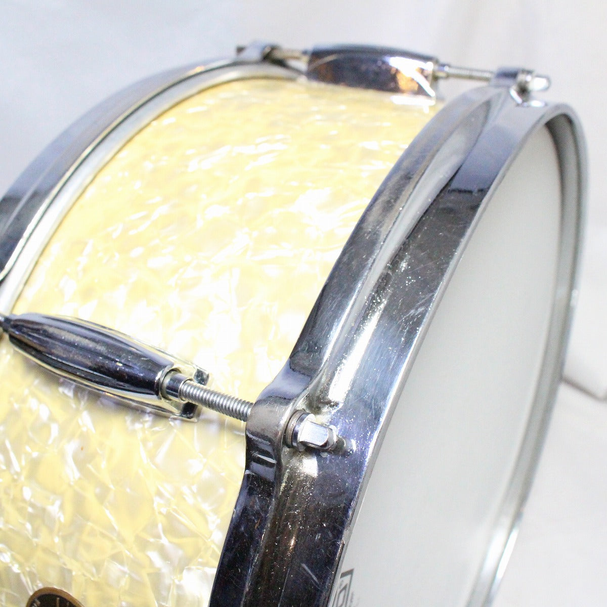USED GRETSCH / 60s #4105 14x5.5 Snare Drum White Pearl 60s Gretsch Snare Drum [08]