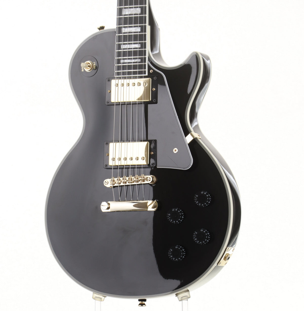 [SN 23031527279] USED Epiphone / Inspired by Gibson Les Paul Custom Ebony [03]