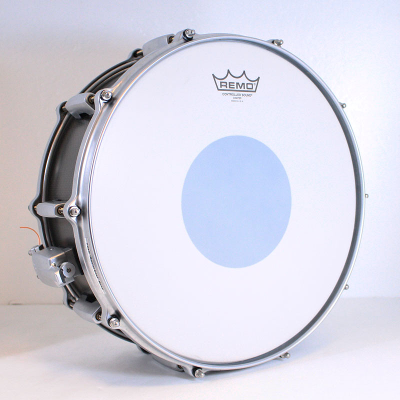 USED PEARL / CMN1455 SILVER MATTE PARTS Carbonply Maple 14x5.5" Snare Drum [05]