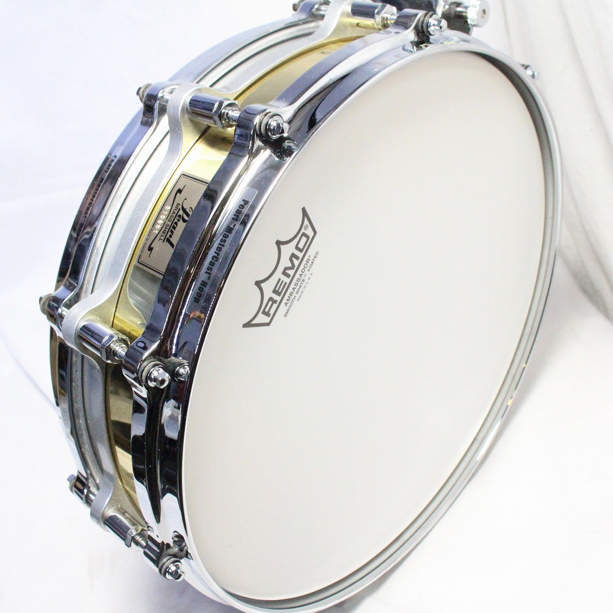 [SN 310861] USED PEARL / B-9114P 14x3.5 Flee Floating Brass Piccolo Pearl Snare Drum [08]
