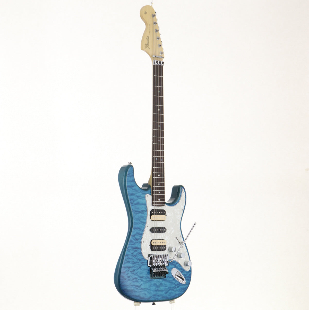 [SN MIJ JD22028291] USED Fender / Michiya Haruhata ST Caribbean Blue Trans [03]