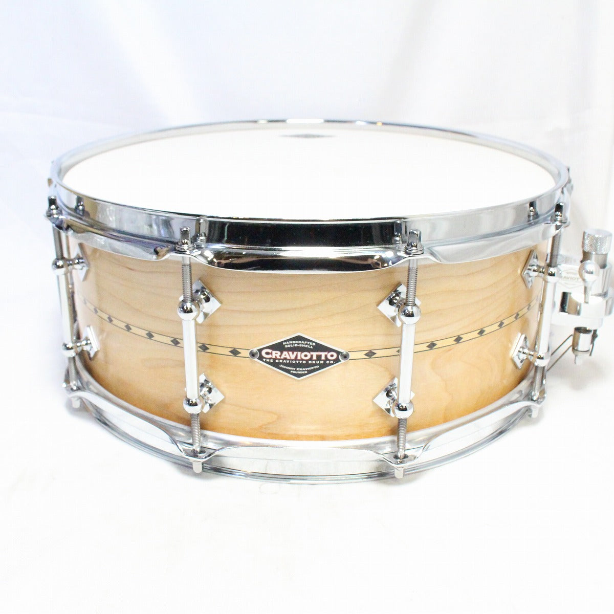 USED CRAVIOTTO / Solid Maple 14x5.5 Snare Drum CRAVIOTTO Single-ply Maple Snare Drum [08]