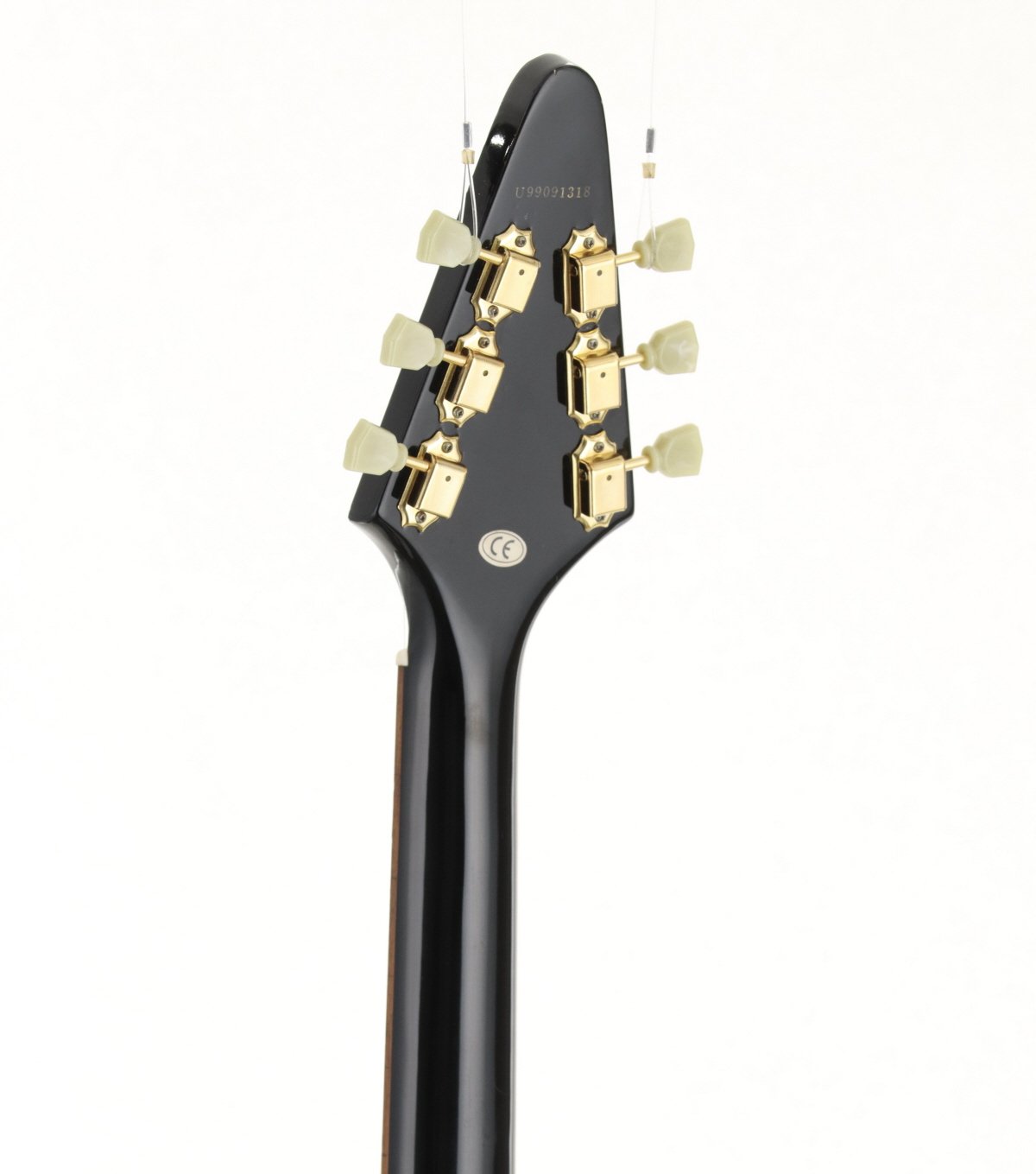 [SN U99091318] USED Epiphone / 1958Korina Flying V Ebony [11]