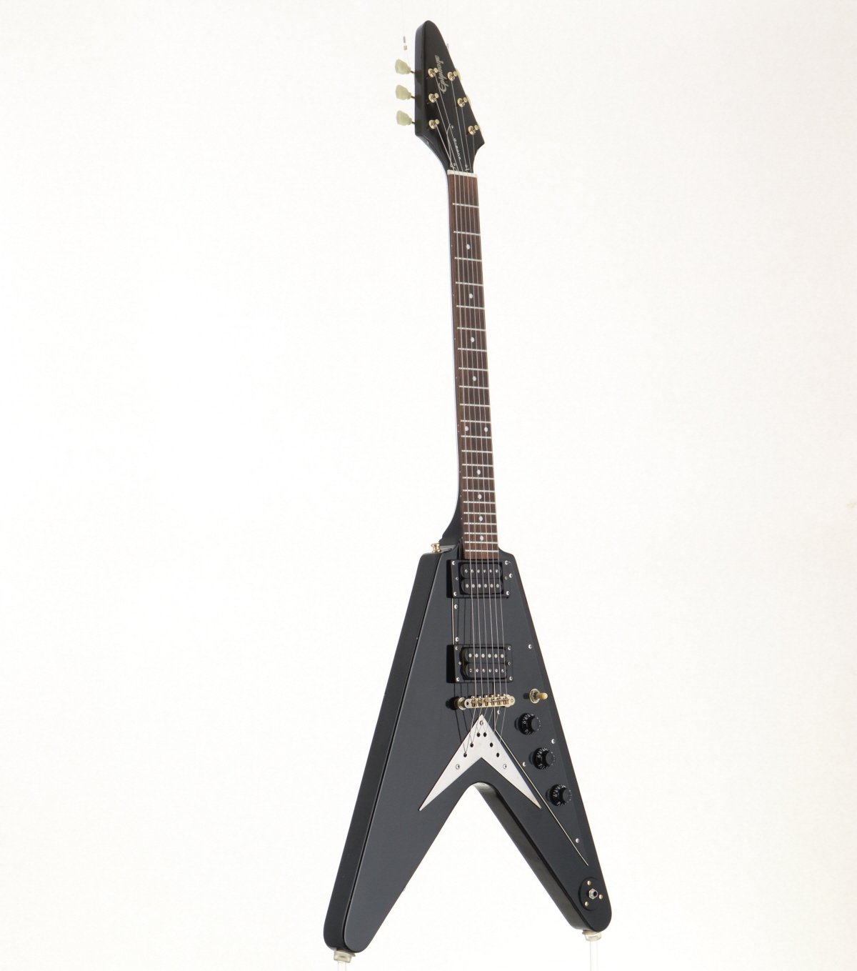 [SN U99091318] USED Epiphone / 1958Korina Flying V Ebony [11]