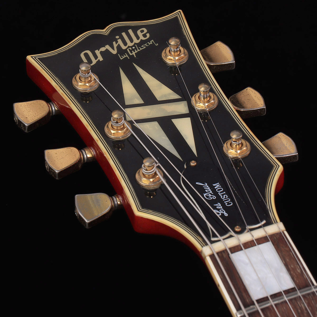 受注製作Orville オービル　レスポール エレキギター 弦器　器　ギター　レトロ アンティーク レア　器材　本体　その他 ギブソン