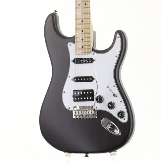 [SN US12045414] USED Fender / American Standard Hand Stained Ash Stratocaster Black MOD [06]