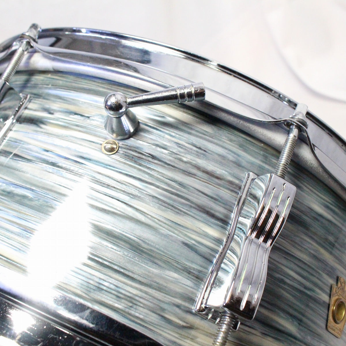 USED LUDWIG / 1965 JAZZFESTIVAL Blue Oyster(Refinish) 14x5.5 RADIC Snare Drum [08]