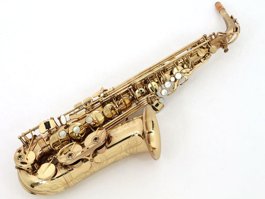 [SN 390965] USED SELMER / Alto saxophone SA80II W/E Series 2, engraved, all tampos replaced [09]