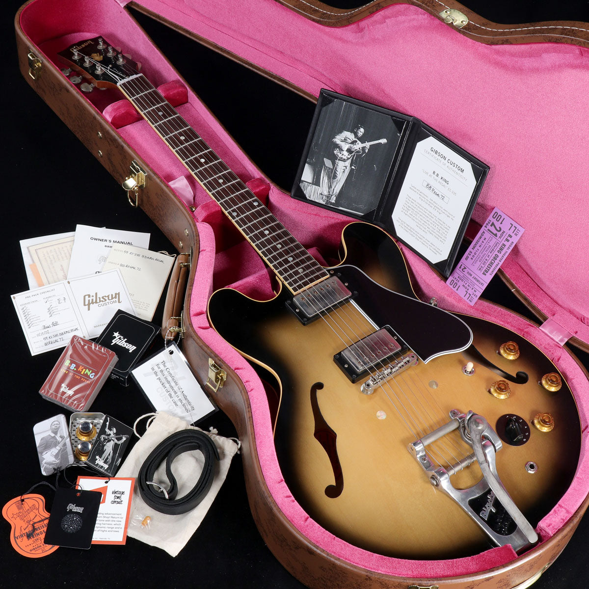 [SN BB REGAL 72] USED GIBSON CUSTOM / B.B. King "Live at the Regal" ES-335 Argentine Grey Murphy Lab Aged [05]