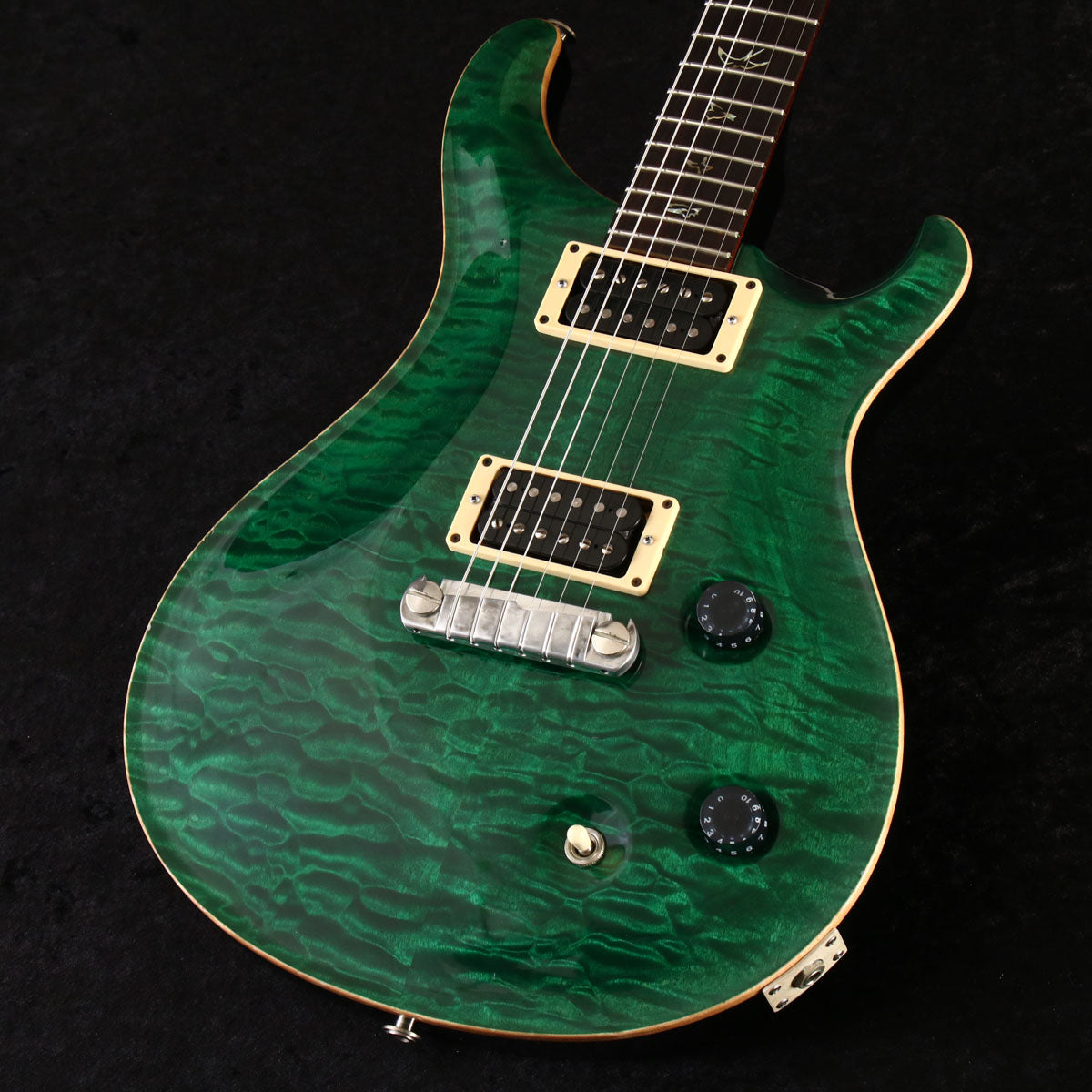 [SN 132861] USED Paul Reed Smith (PRS) / 2008 Custom 22 10Top Quilt Emerald Green Wide Fat Neck [03]