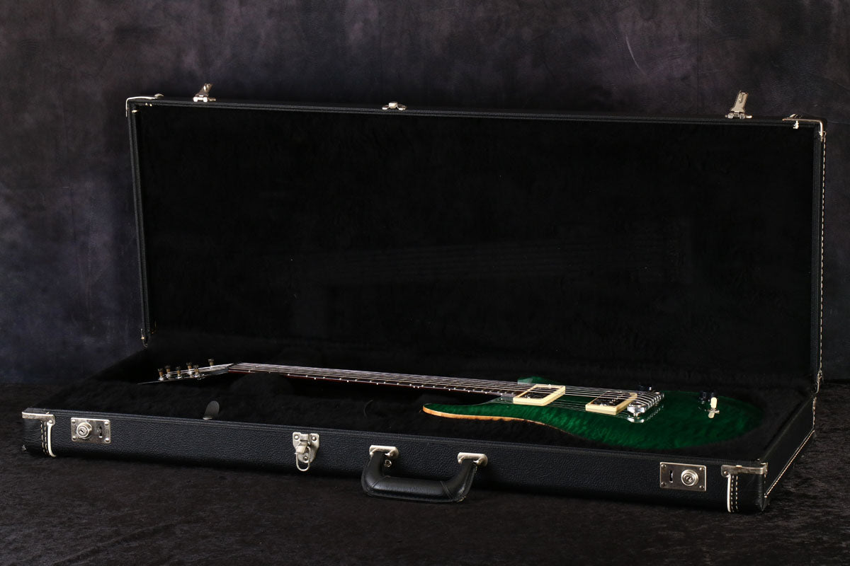 [SN 132861] USED Paul Reed Smith (PRS) / 2008 Custom 22 10Top Quilt Emerald Green Wide Fat Neck [03]