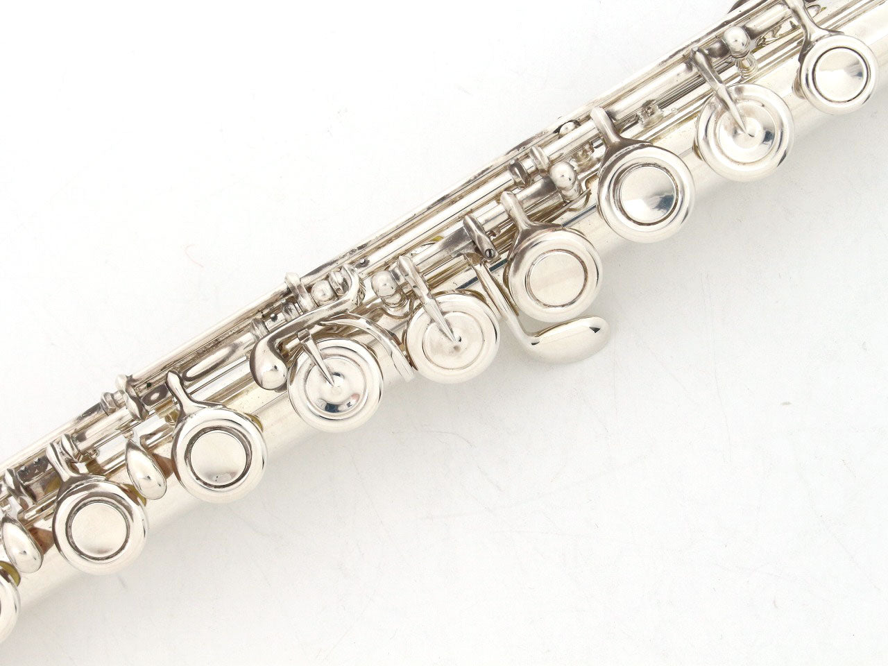 [SN 005848] USED YAMAHA / Flute YFL-614 Silver plated finish, all tampos replaced [09]