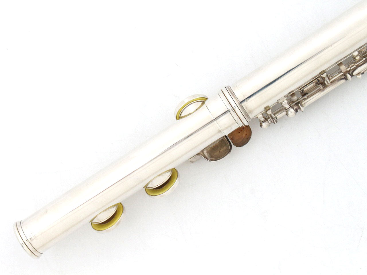 [SN 005848] USED YAMAHA / Flute YFL-614 Silver plated finish, all tampos replaced [09]