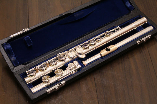 [SN 52] USED SANKYO / SANKYO ETUDE P.A head flute made of silver [10]