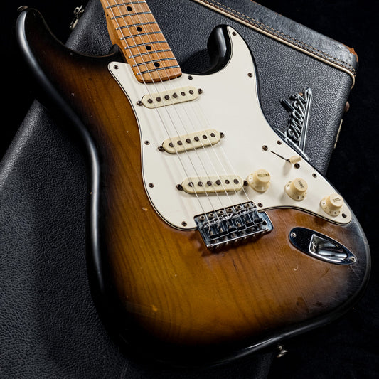 [SN 554614] USED FENDER / 1975 Stratocaster Alder Body / Maple Finger Board Sunburst [05]