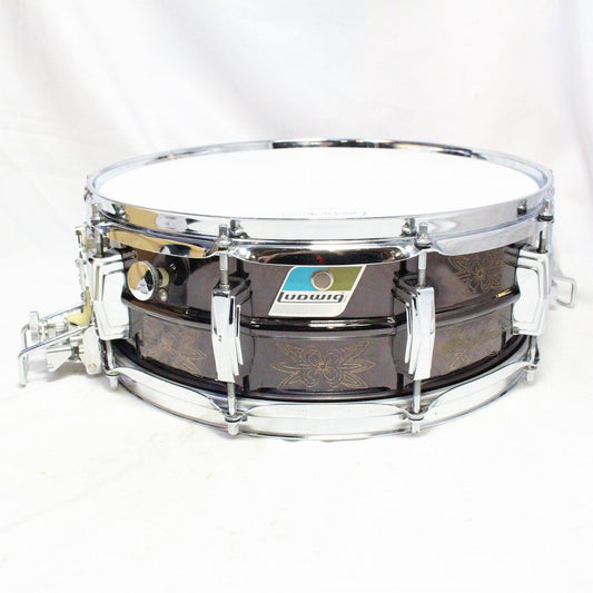 [SN 1827315] USED LUDWIG / 1970s No.452 Engraved Black Beauty Supersensitive 14x5 with case [08]