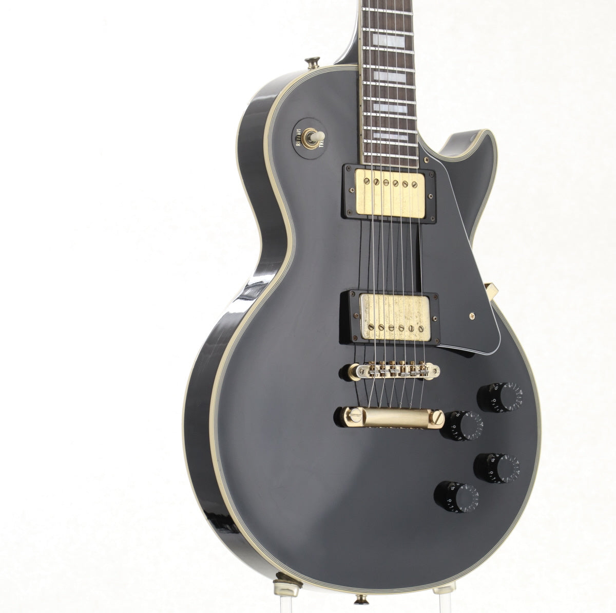 [SN K019202] USED ORVILLE / LPC-75 Les Paul Custom Ebony [11]