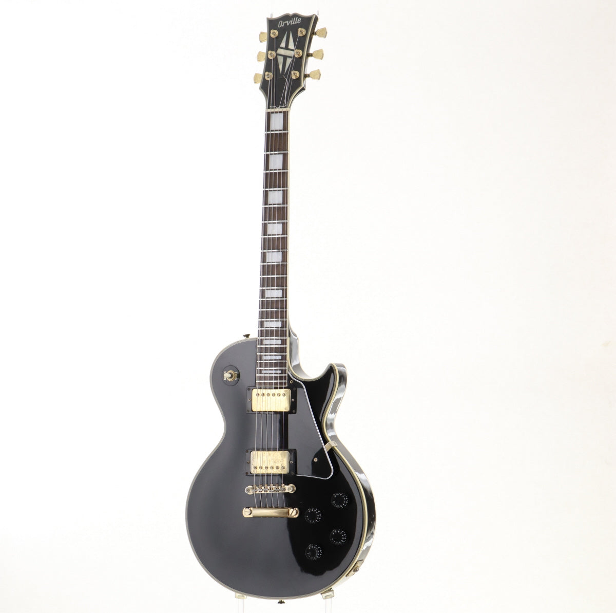 [SN K019202] USED ORVILLE / LPC-75 Les Paul Custom Ebony [11]