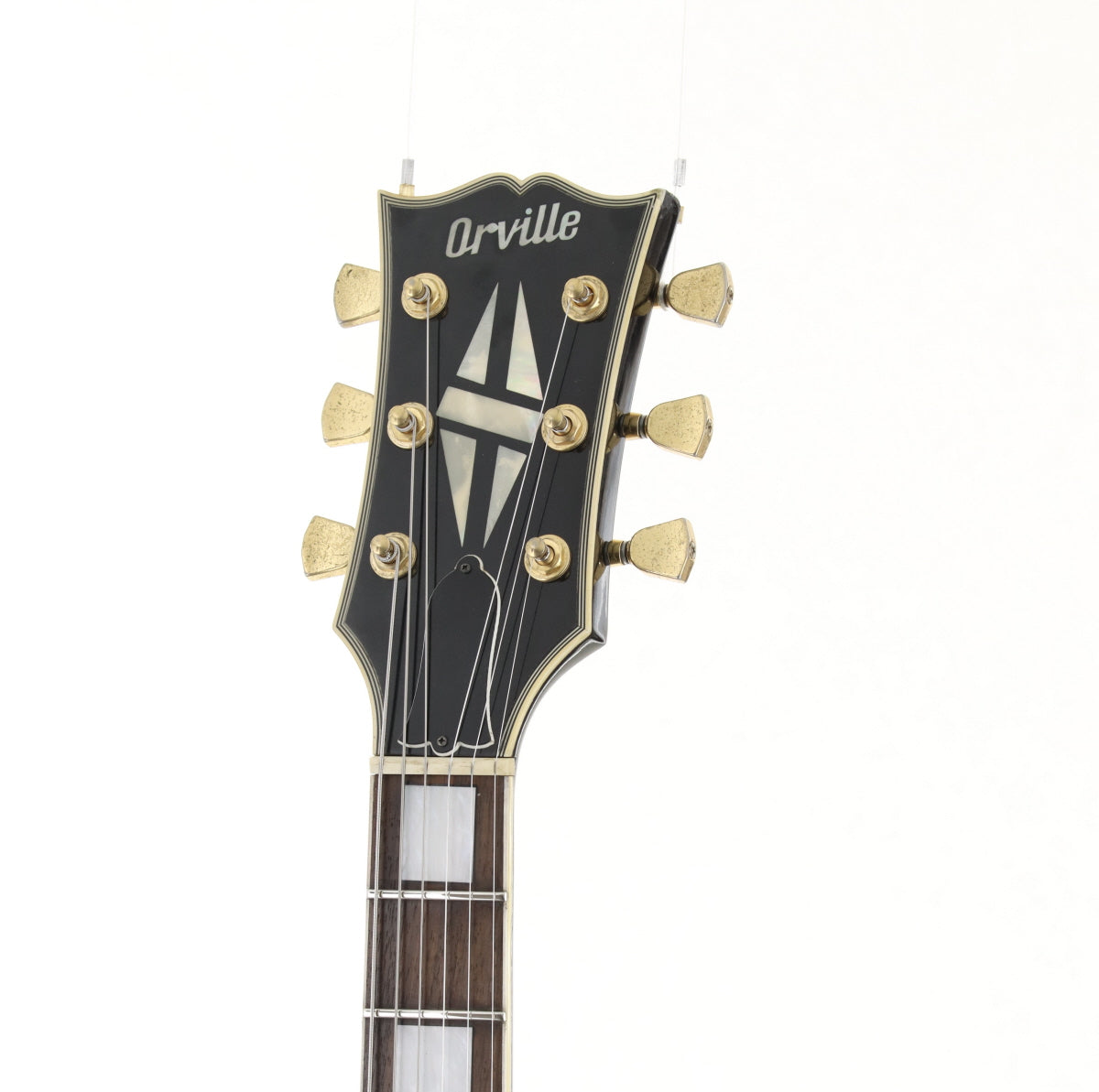 [SN K019202] USED ORVILLE / LPC-75 Les Paul Custom Ebony [11]