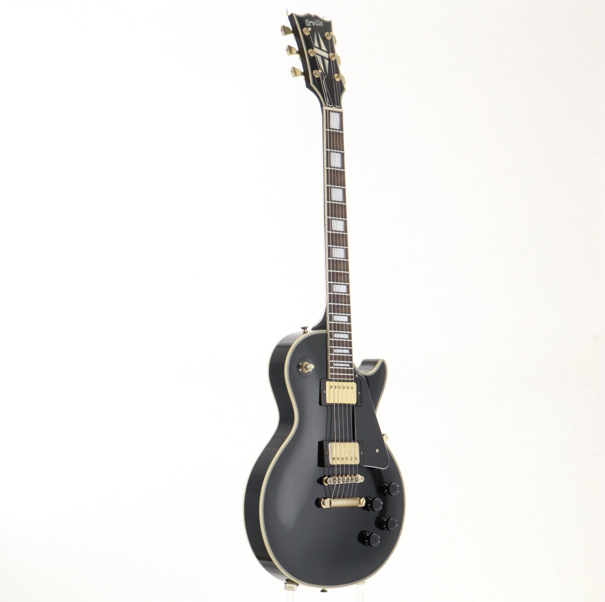 [SN K019202] USED ORVILLE / LPC-75 Les Paul Custom Ebony [11]