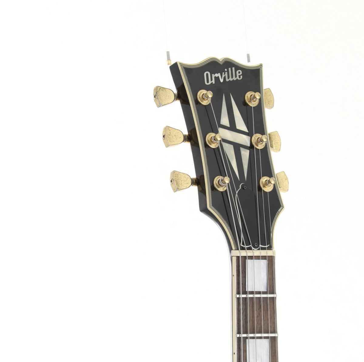 [SN K019202] USED ORVILLE / LPC-75 Les Paul Custom Ebony [11]