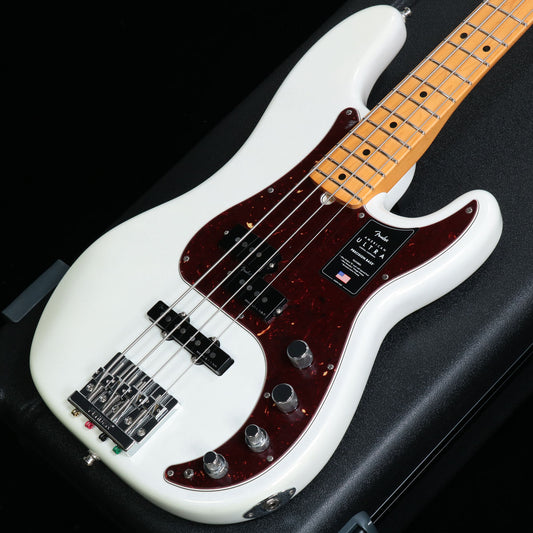 [SN US20033076] USED FENDER USA / American Ultra Precision Bass Maple Fingerboard Arctic Pearl [2020/4.29kg]. [08]