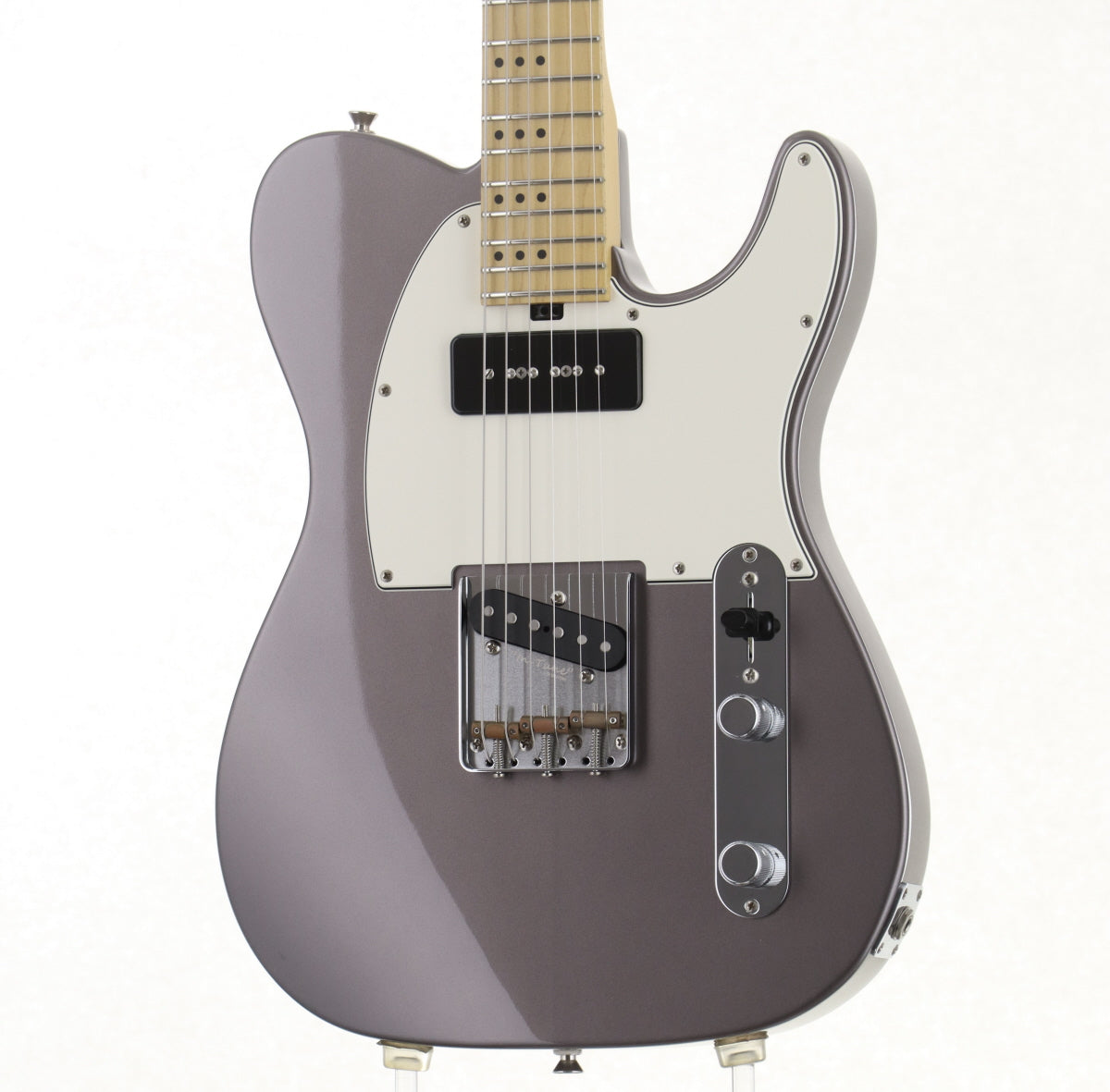 [SN T162] USED ThreeDots Guitars / T Model Dolphin Grey Metallic Maple Fingerboard [06]