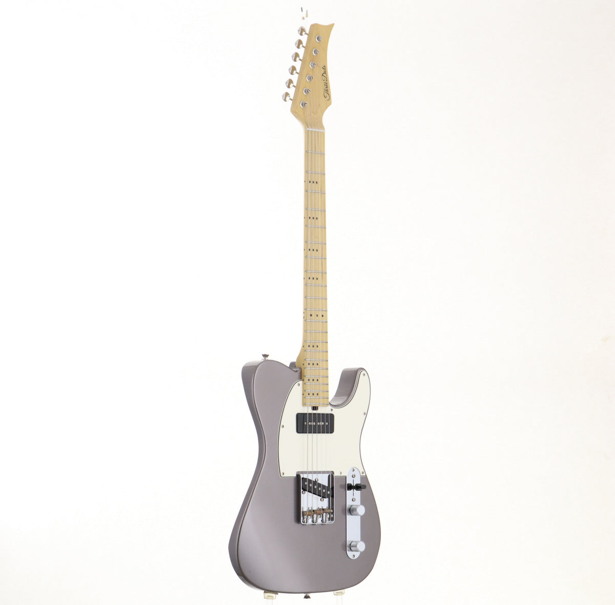 [SN T162] USED ThreeDots Guitars / T Model Dolphin Grey Metallic Maple Fingerboard [06]