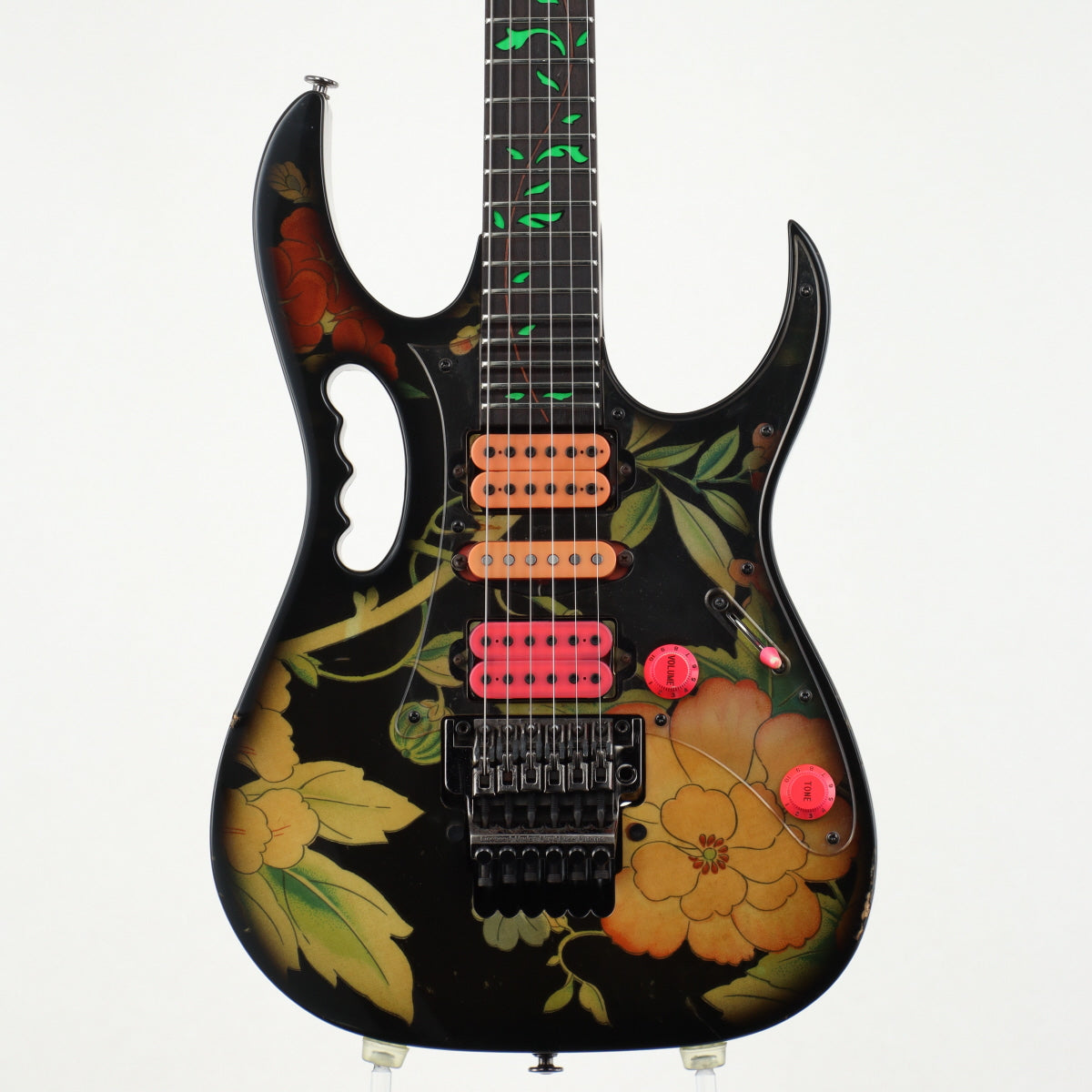 USED Ibanez / JEM77 Floral Pattern Steve Vai Signature [10 