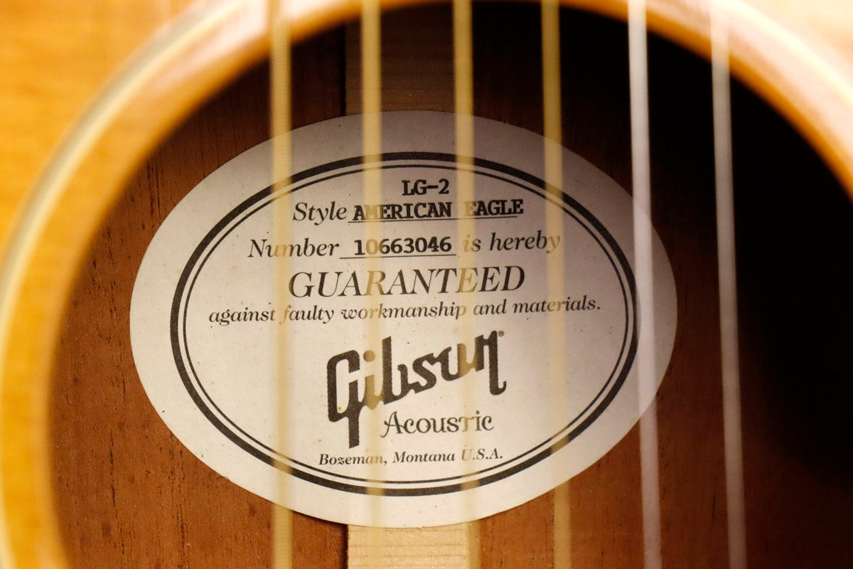 [SN 10663046] USED Gibson / LG-2 American Eagle natural [12]