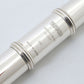 [SN 9685] USED YAMAHA / Flute YFL-814 all silver, all tampos replaced [09]